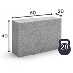 Блок из полистиролбетона POLLI Block D600 размер 60 х 40 х 20 см - производство (изготовление), продажа, доставка