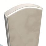 Памятник Мрамор 0,90,40,08 форма верха овал - производство (изготовление), продажа, установка