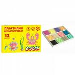Пластилин плавающий перламутровый 6цв 72гр. ПКМП06 золото+серебро - продажа опт